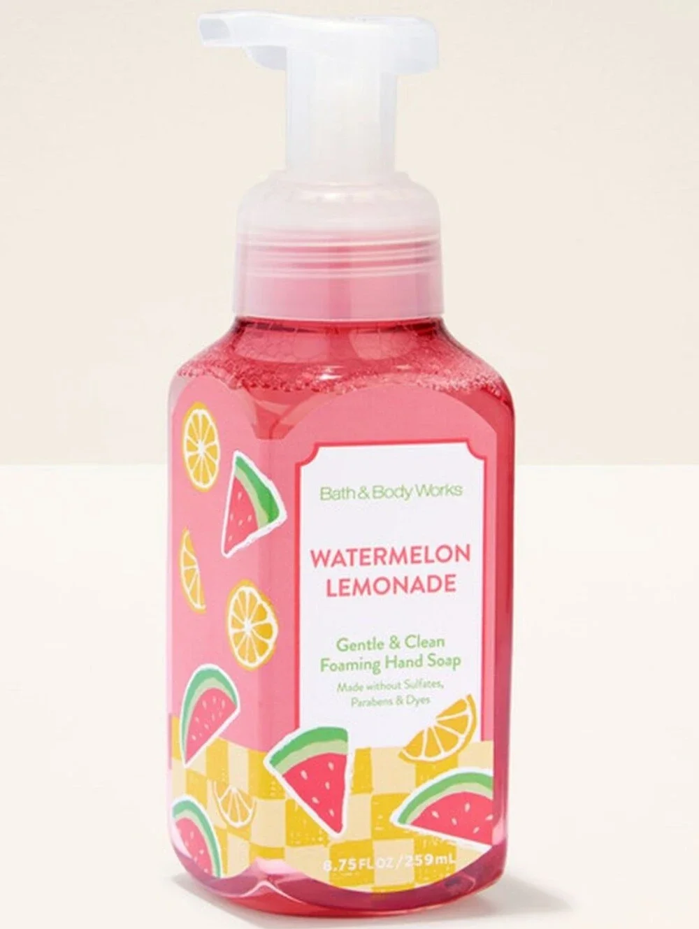 Bath & Body Works Watermelon Lemonade Foaming Hand Soap 8oz NEW RARE